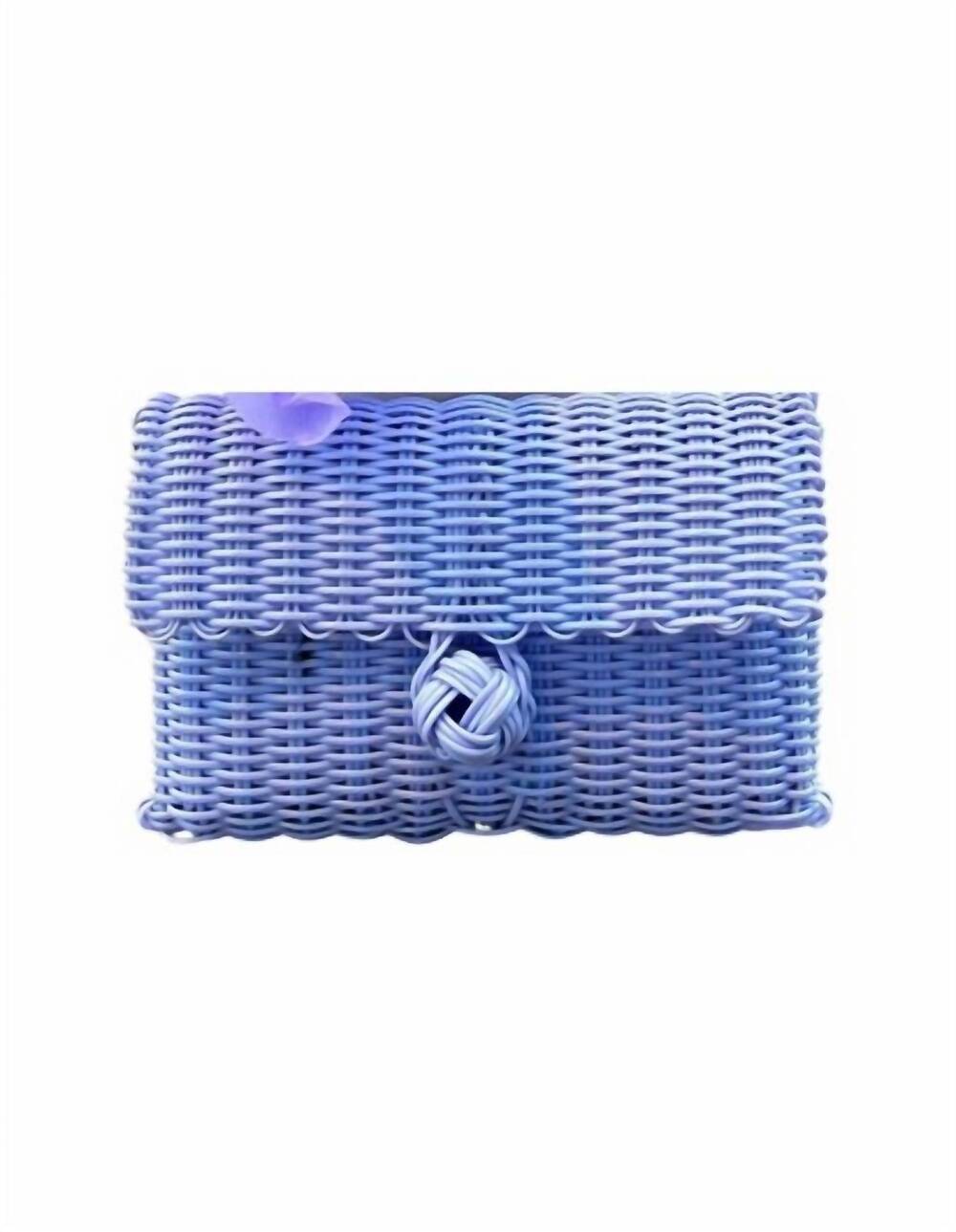 NEW THE LILLEY LINE women's distinct knot clutch in lavender